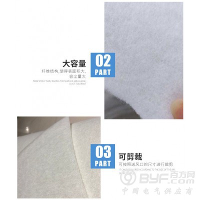 中效烤漆房空气过滤棉 喷胶棉 空调过滤器耐高温空气过滤棉图2