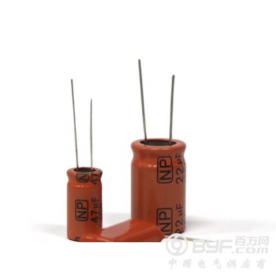 直插双极性电解电容器NP15UF100V尺寸13X25图2