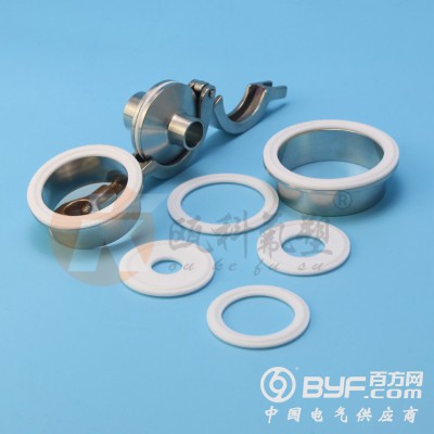 快装接头PTFE垫圈卡箍四氟垫管道活接垫圈图2