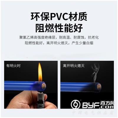 广东电缆厂阻燃RV电线国标铜芯聚氯乙烯绝缘软家用 电缆图4