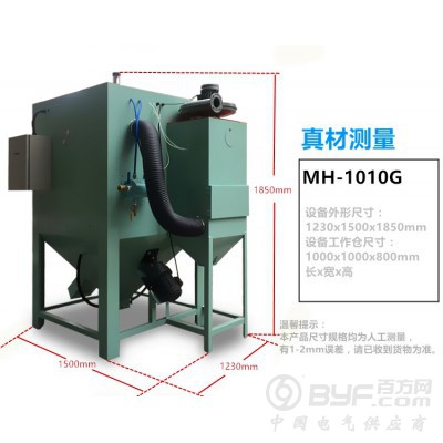 滚筒式自动喷砂机[滚篮式喷砂机]图2