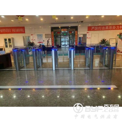 武汉不锈钢翼闸 出入口用翼闸图2