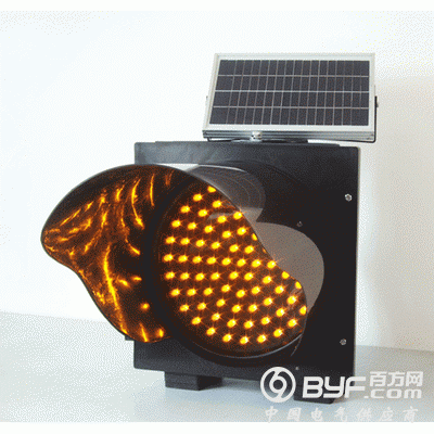 骧虎太阳能黄闪灯 太阳能警示灯交通设施生产厂家图2