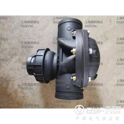 叠片过滤两位三通隔膜阀4*4*3图2