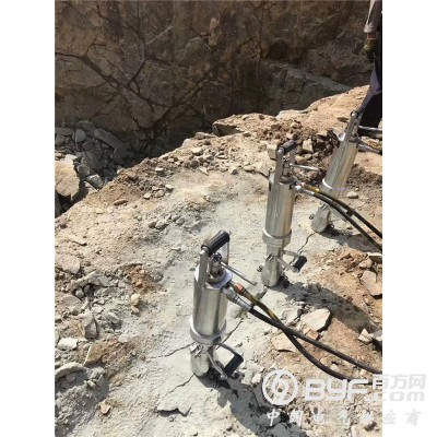 土石方工程无震动安全用液压劈石机图2