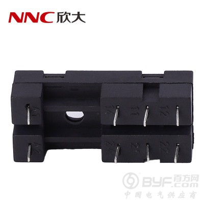 欣大厂家直供14F2C-XZ1继电器插座 底座 7A图2