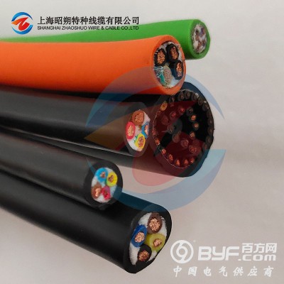 高速移动安装拖链电缆加强屏蔽型图3