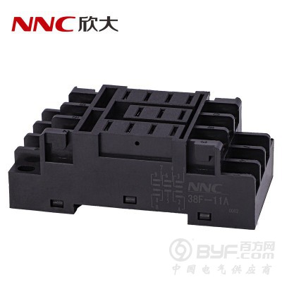 欣大厂家直供38F-11A继电器插座 底座 40A图2
