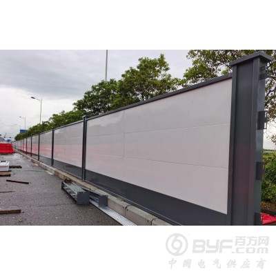 东莞A类围挡烤漆镀锌钢板拼接简易围墙新型隔离板块施工防护挡板图4