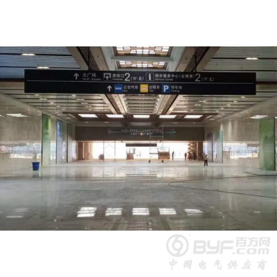 LED厂家机场车库地铁站出入口标识牌车位牌吊挂灯箱龙门灯箱