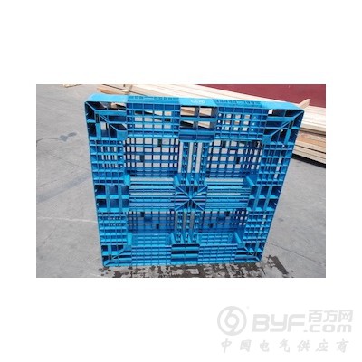 包装现货塑料托盘 高承重吹塑网格九脚叉车托盘 塑料托盘图2