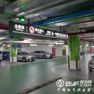 LED厂家地下车库停车场出入口标识牌车位牌吊挂灯箱龙门灯箱图4