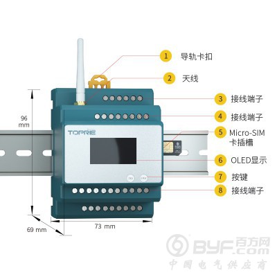 拓普瑞 TP622多功能功率电流表三相电力仪表电能质量分析仪图4