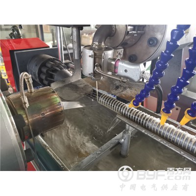 pvc钢丝伸缩弹簧管生产线/pp螺旋保护套管设备图5