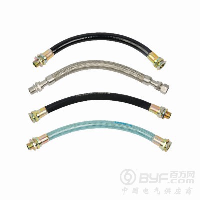 橡胶LBNG防爆挠性连接管钢丝编织304不锈钢防爆接线软管图5