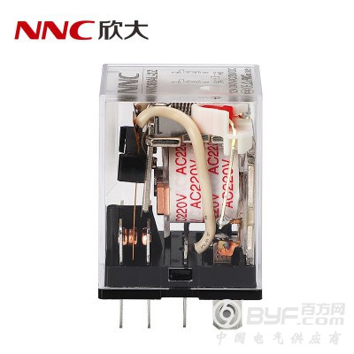 欣大NNC68AL-2Z带灯电磁继电器 转换型12A图4