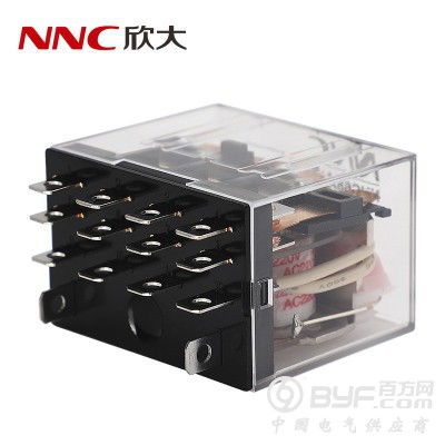 欣大厂家直供NNC68AL-4Z带灯电磁继电器 转换型12A图3