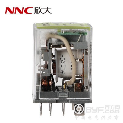 欣大直供NNC68AVL-2Z带灯电磁继电器 转换型12A图2
