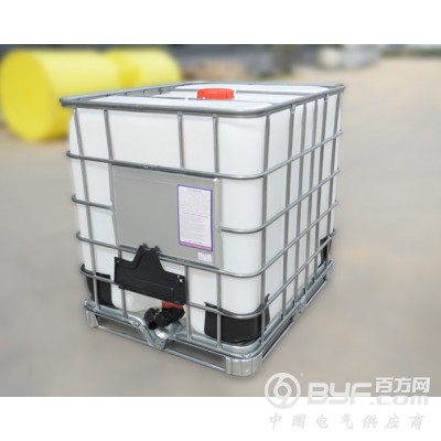 新框架堆码桶1000L/耐酸碱1吨化工桶/方形塑料吨桶图2