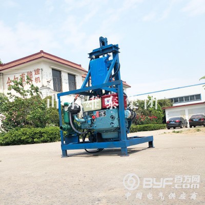 牵引式百米水井钻机 家用柴油小型打井机 便捷式农田灌溉井设备图4