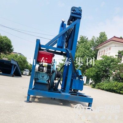 牵引式百米水井钻机 家用柴油小型打井机 便捷式农田灌溉井设备图5