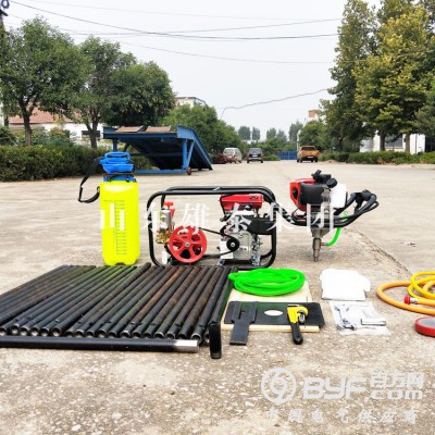 单人便捷式背包钻机 小型30米勘探取样设备 手持浅层取芯设备图3