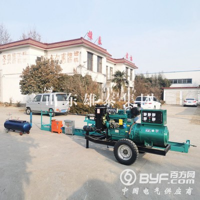 水平山泉打井钻机 横穿马路打孔钻机 横向冲击式打井机图4