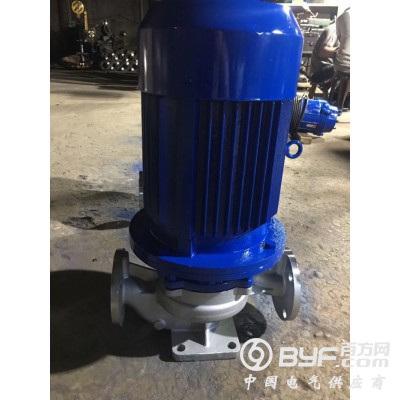 上海三利立式不锈钢离心泵|IHG型立式不锈钢管道泵