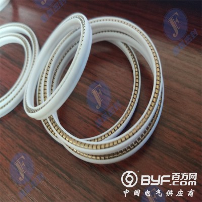 四氟级弹簧往复旋转泛塞封 PTFE耐高温密封圈图4