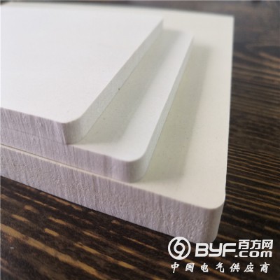 供应PVC发泡板材广告装饰雕刻橱柜浴柜用雪弗板白色PVC板图4