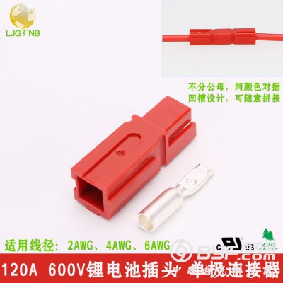 直供120A600V大功率电源插头图2