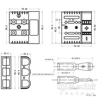 充电机牵引机电源充放电接插件图4