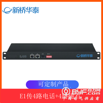 新桥华泰PCM光端机复用设备E1传8路电话综合复用设备图2