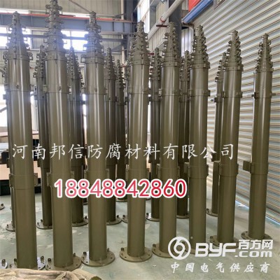 铝镁合金升降杆避雷针 手动电动升降杆 20米升降避雷针图2