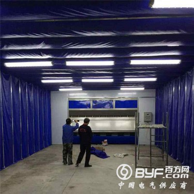 多功能伸缩式喷漆房定制价格图2